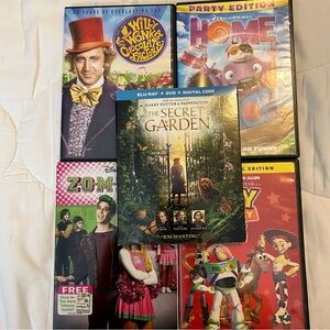 5 Kids Movie DVD Bundle